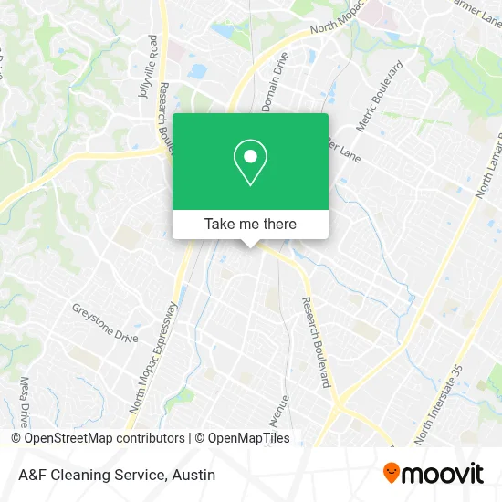A&F Cleaning Service map