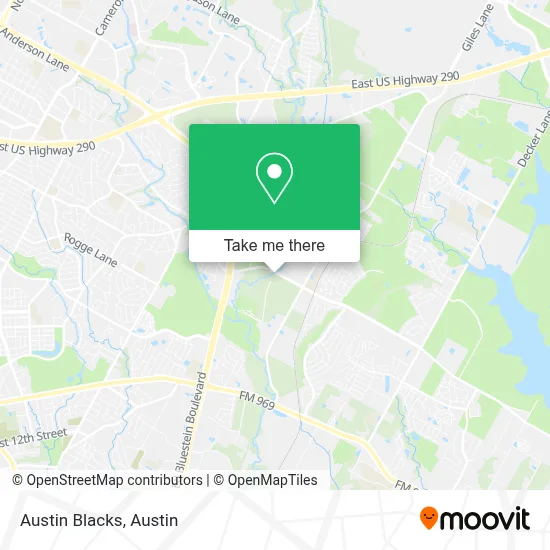 Austin Blacks map