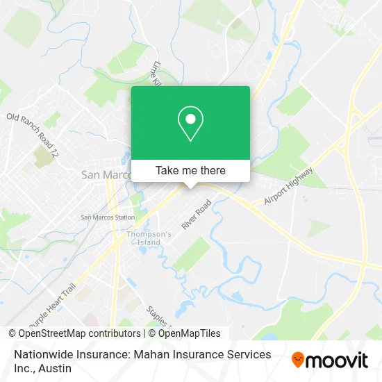 Nationwide Insurance: Mahan Insurance Services Inc. map