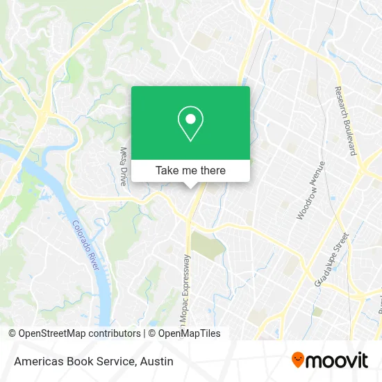 Americas Book Service map