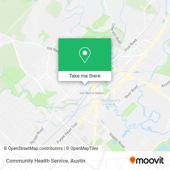 Community Health Service map