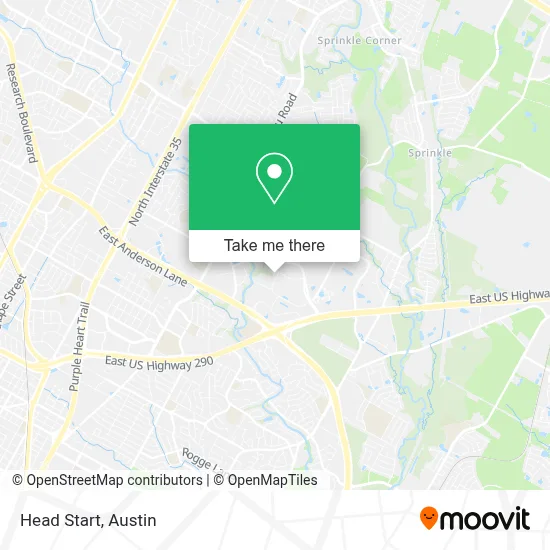 Head Start map