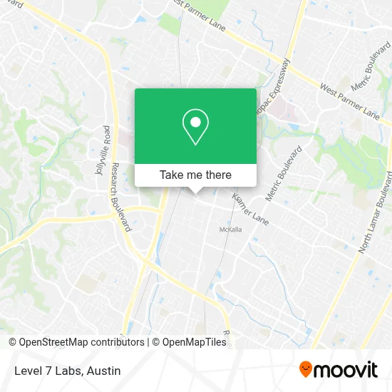 Level 7 Labs map