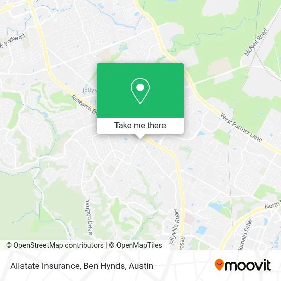 Allstate Insurance, Ben Hynds map