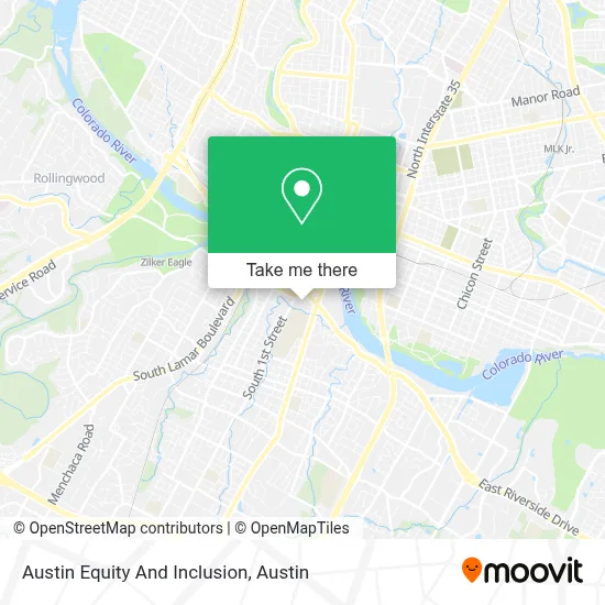Austin Equity And Inclusion map