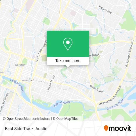 East Side Track map