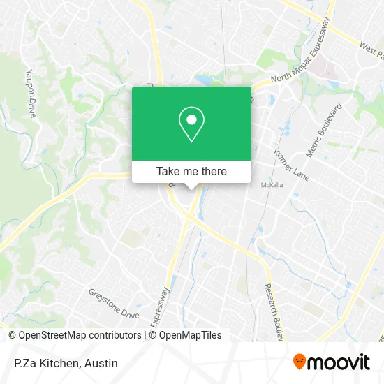 P.Za Kitchen map