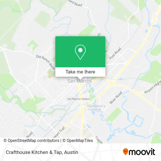 Crafthouse Kitchen & Tap map
