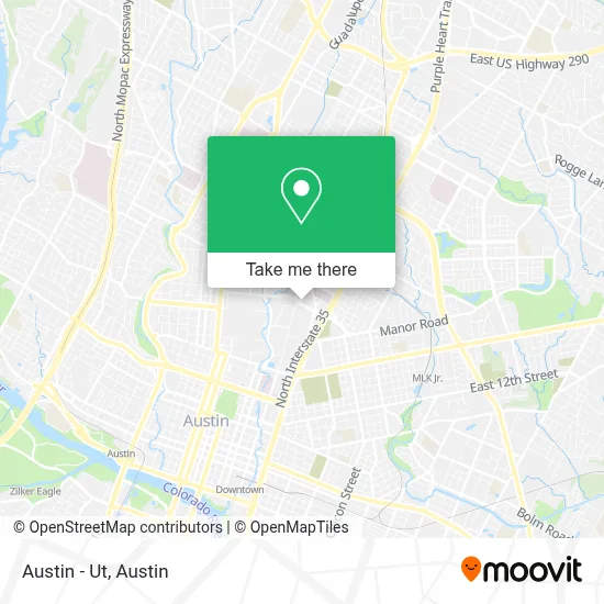 Austin - Ut map