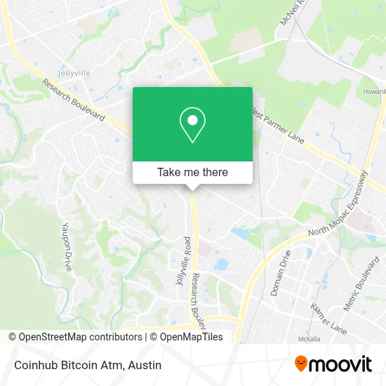 Coinhub Bitcoin Atm map