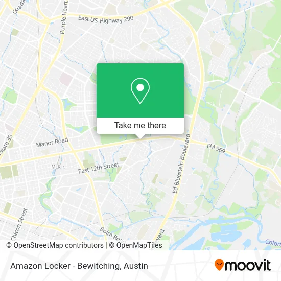 Amazon Locker - Bewitching map