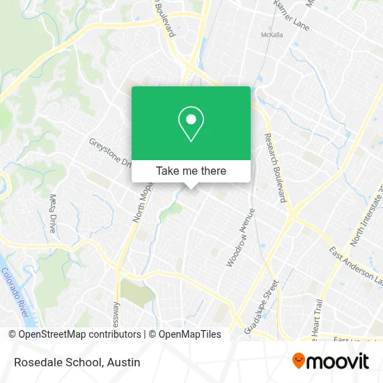 Mapa de Rosedale School