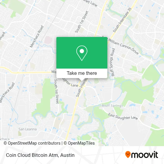 Coin Cloud Bitcoin Atm map