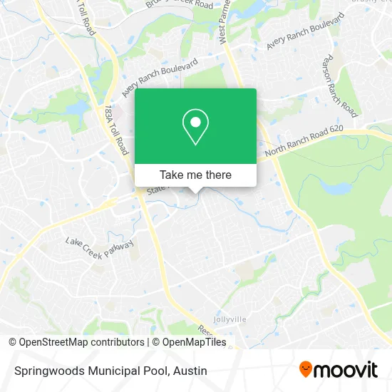 Springwoods Municipal Pool map