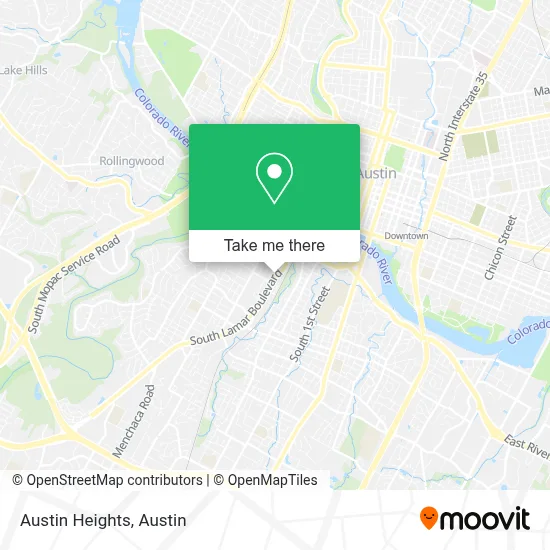 Austin Heights map