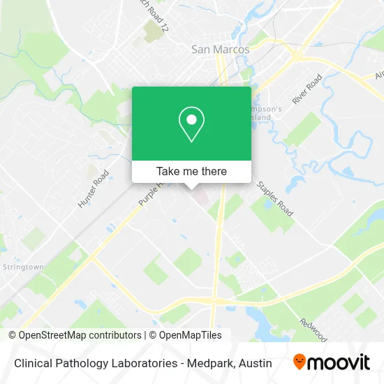 Clinical Pathology Laboratories - Medpark map