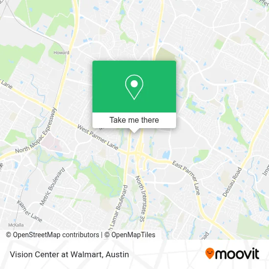 Vision Center at Walmart map