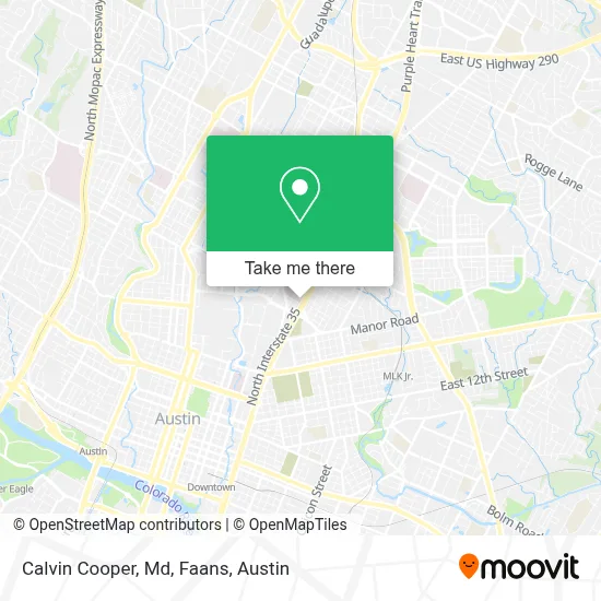 Calvin Cooper, Md, Faans map