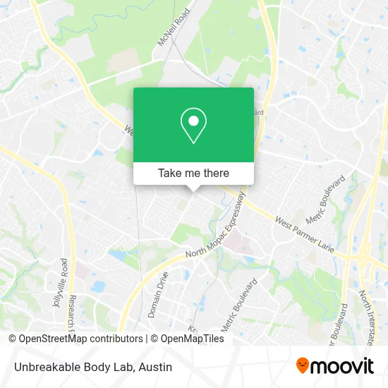 Unbreakable Body Lab map