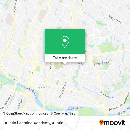 Austin Learning Academy map