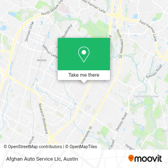 Afghan Auto Service Llc map