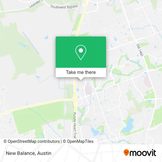New Balance map