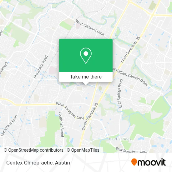 Centex Chiropractic map