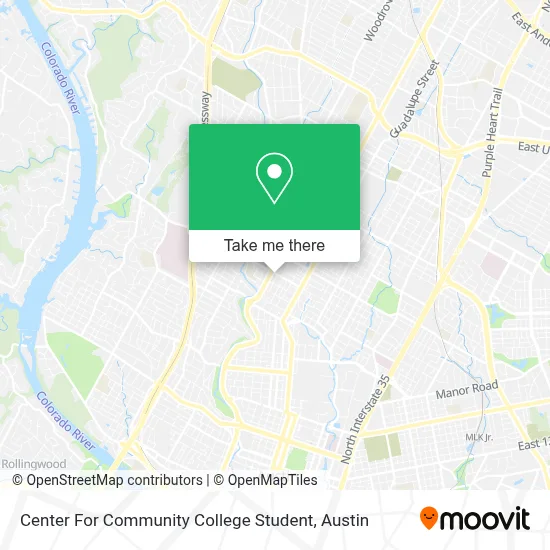 Center For Community College Student map