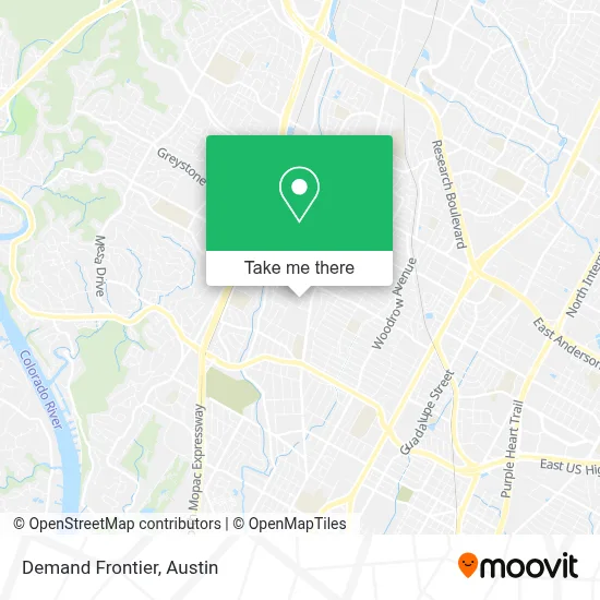 Demand Frontier map