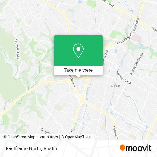 Fastframe North map
