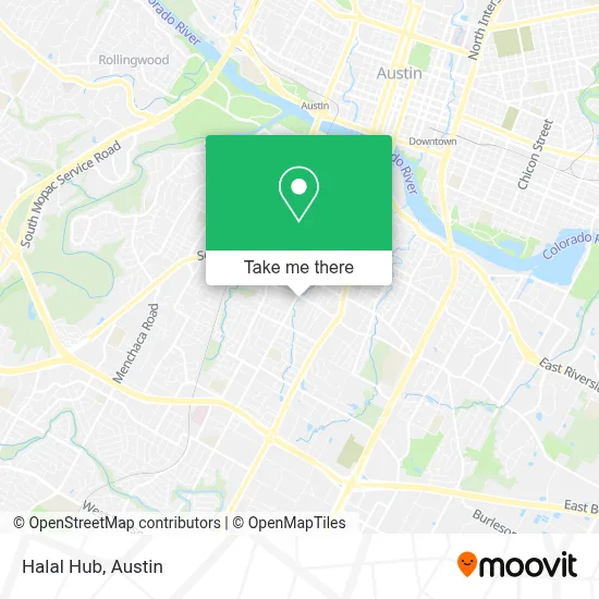 Halal Hub map