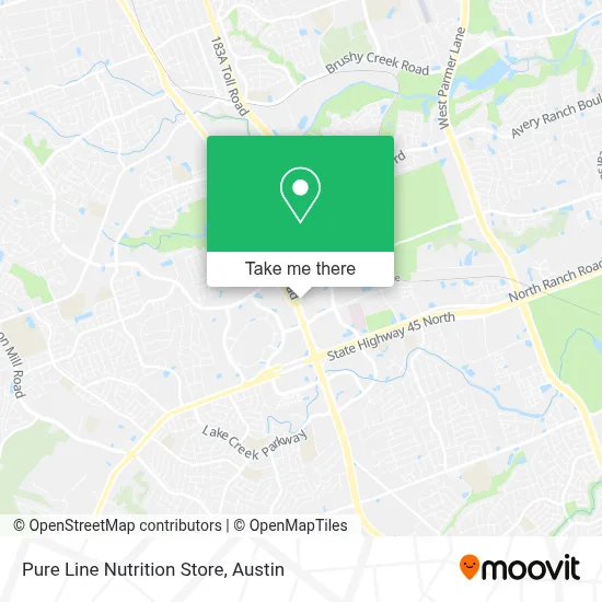 Pure Line Nutrition Store map