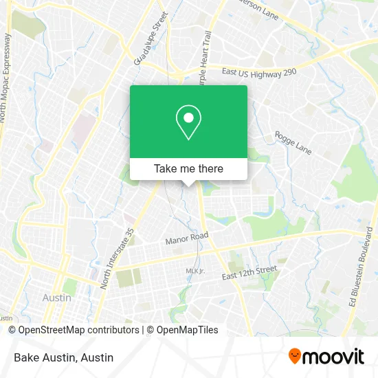 Bake Austin map