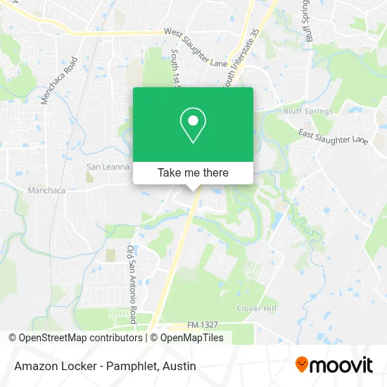 Amazon Locker - Pamphlet map