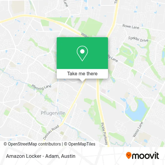 Amazon Locker - Adam map