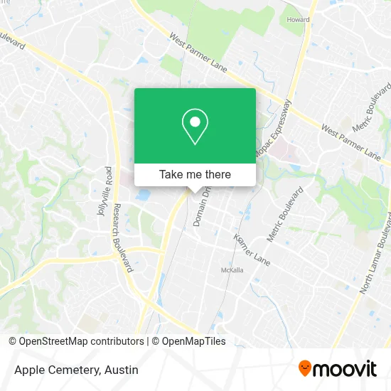 Apple Cemetery map