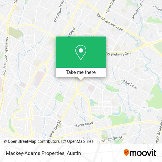 Mackey-Adams Properties map