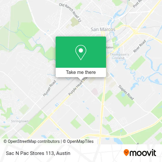 Sac N Pac Stores 113 map