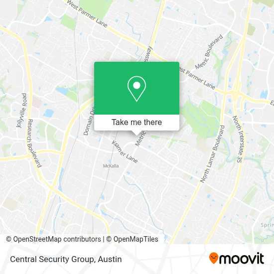 Central Security Group map