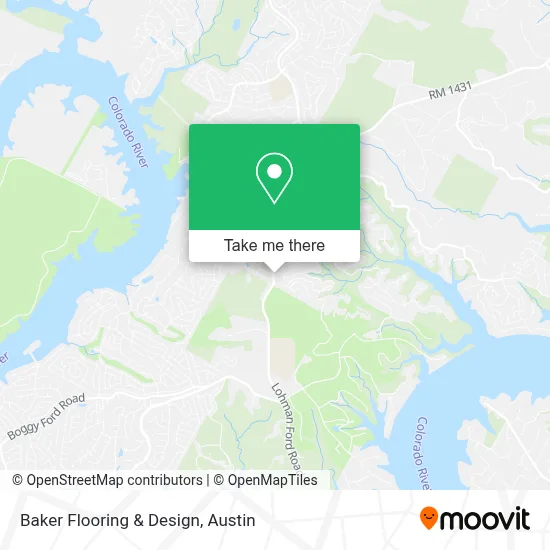 Baker Flooring & Design map