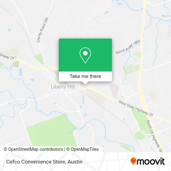 Cefco Convenience Store map