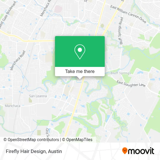Firefly Hair Design map
