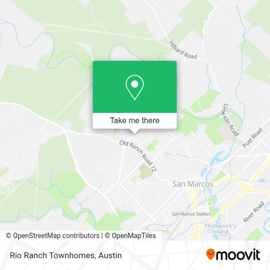 Rio Ranch Townhomes map