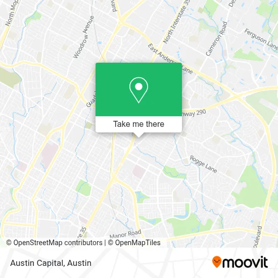 Austin Capital map