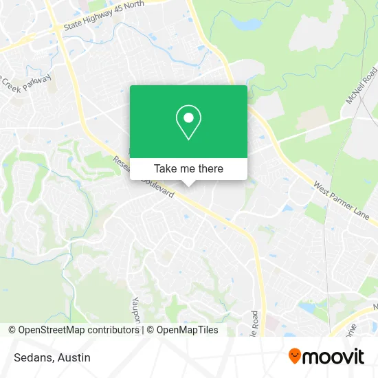 Sedans map