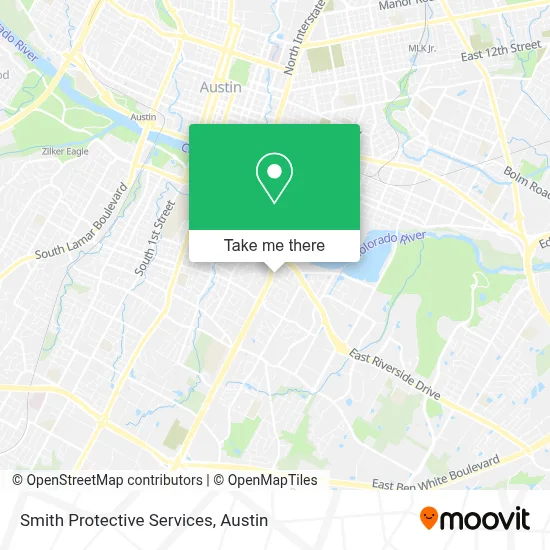 Smith Protective Services map