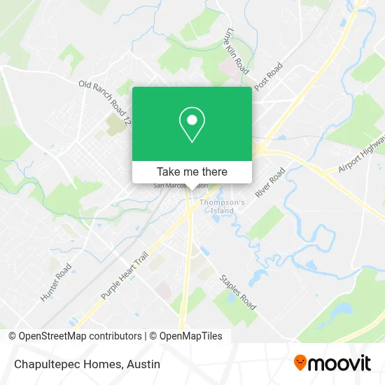 Chapultepec Homes map