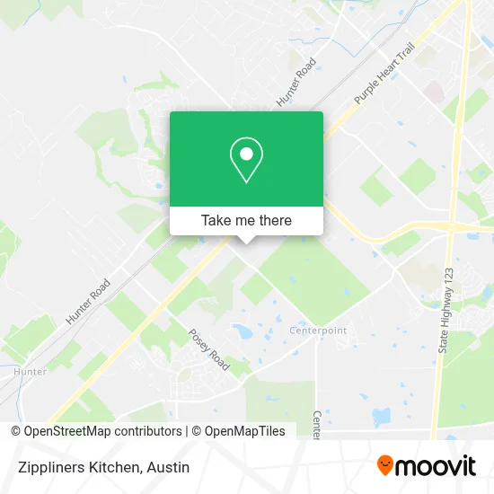Zippliners Kitchen map