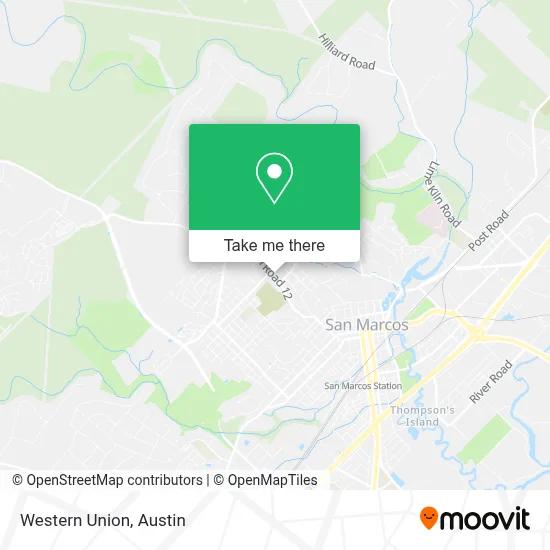 Western Union map
