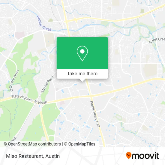 Miso Restaurant map